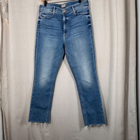 MOTHER Mid Rise Dazzler Ankle Fray in Riding the Cliffside Size 34 - Picture 2 of 13